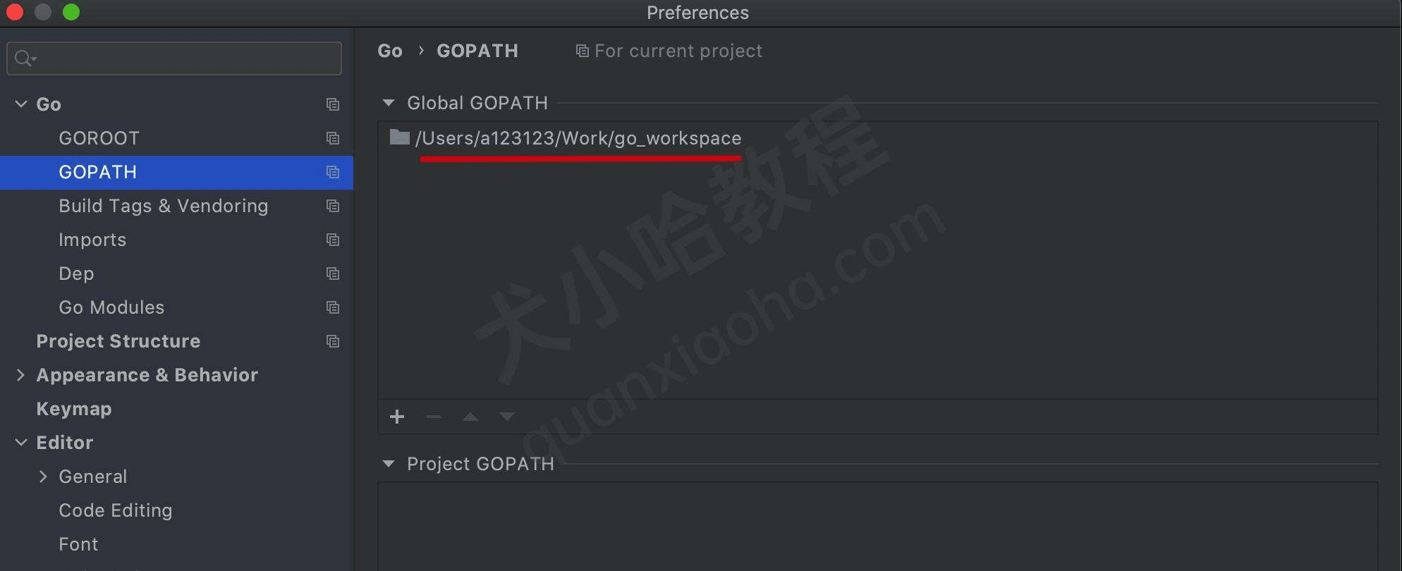 设置GOPATH 设置GOPATH