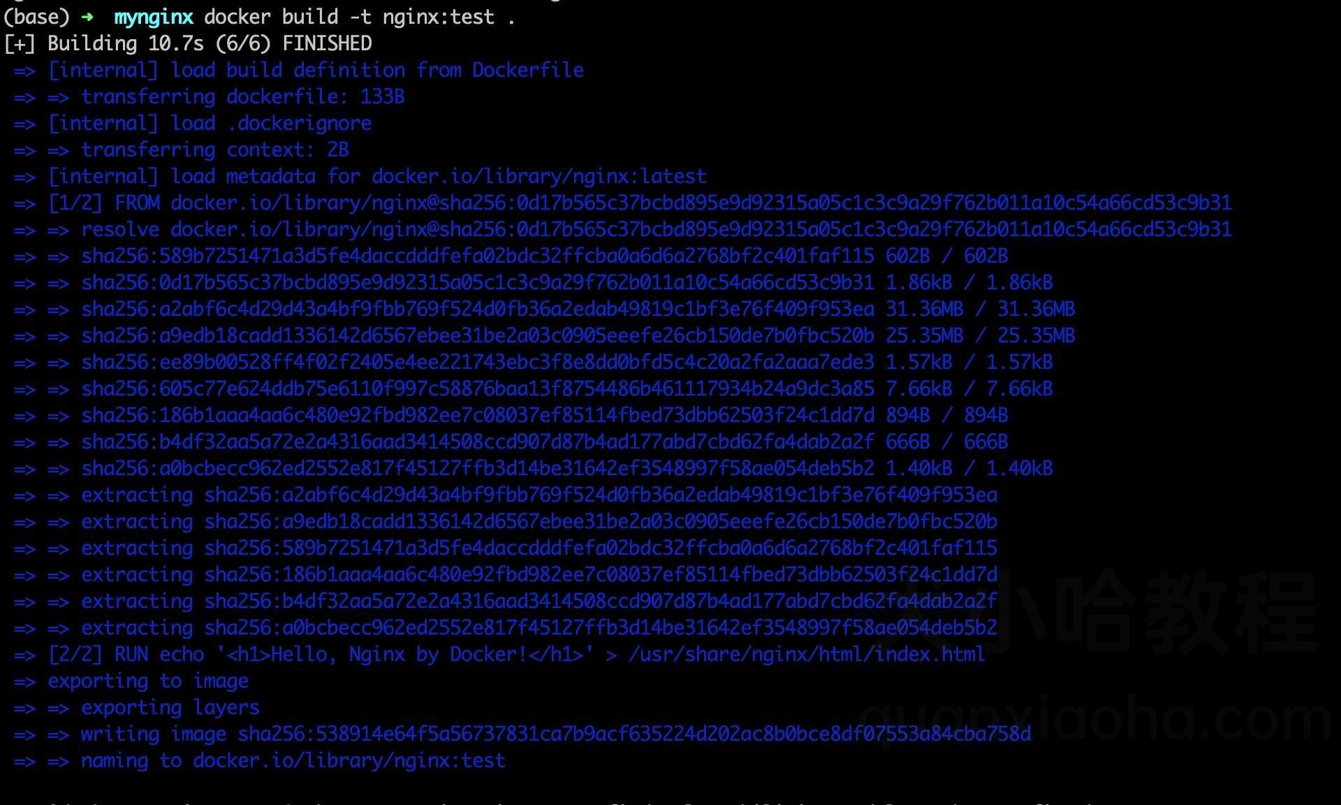 通过 Dockerfile 构建 Docker 镜像 通过 Dockerfile 构建 Docker 镜像