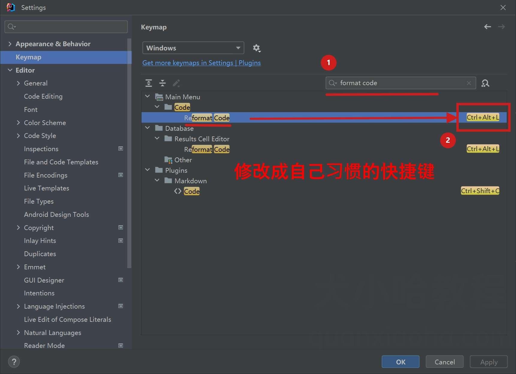 IDEA 自定义快捷键 IDEA 自定义快捷键