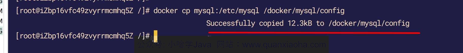 Docker 复制容器中的配置文件到宿主机 Docker 复制容器中的配置文件到宿主机