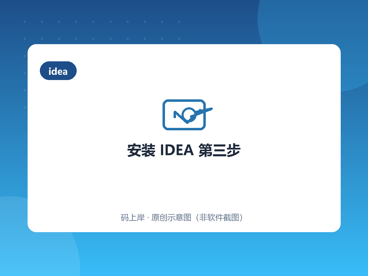 安装 IDEA 第三步 安装 IDEA 第三步