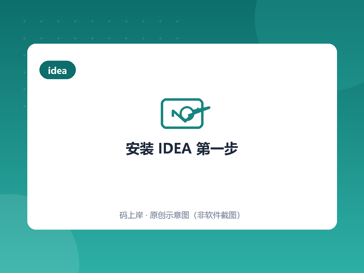 安装 IDEA 第一步 安装 IDEA 第一步