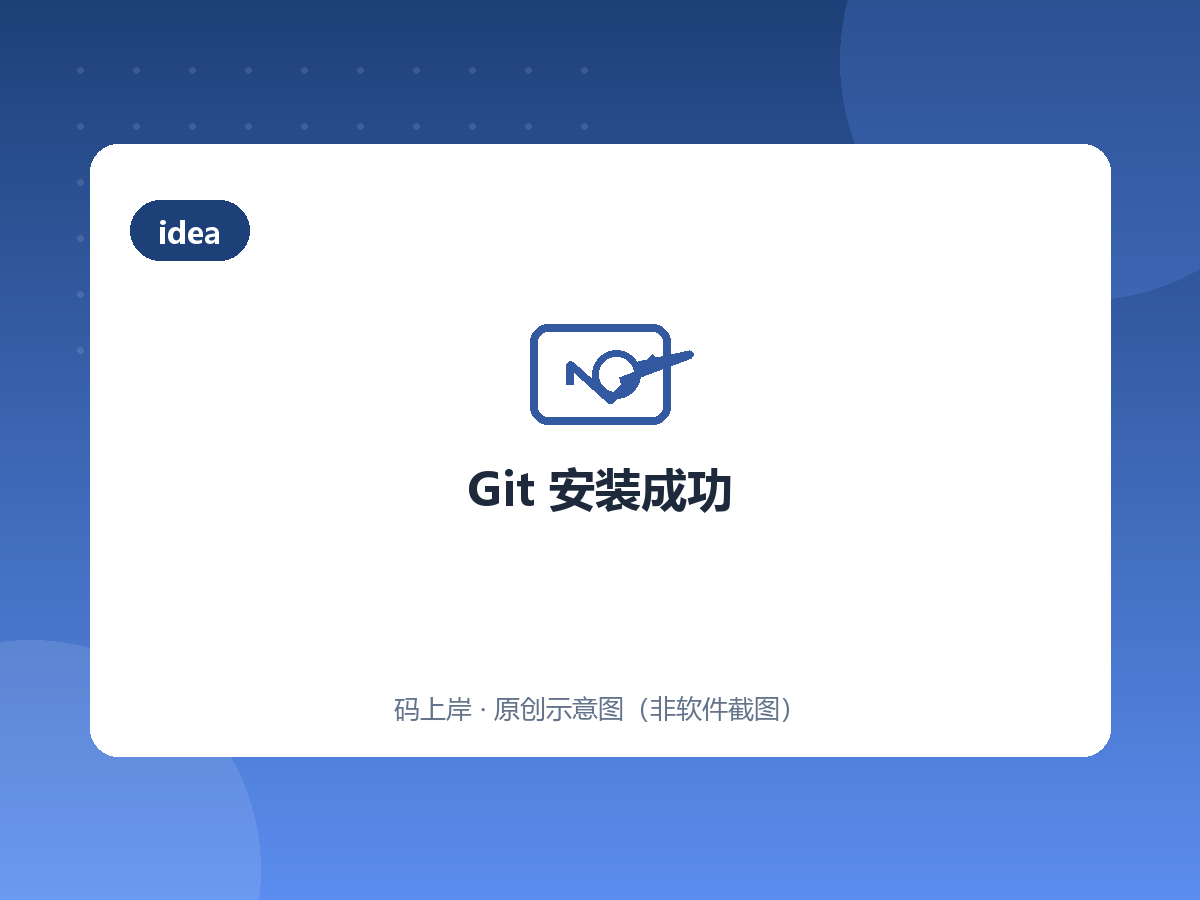 Git 安装成功 Git 安装成功